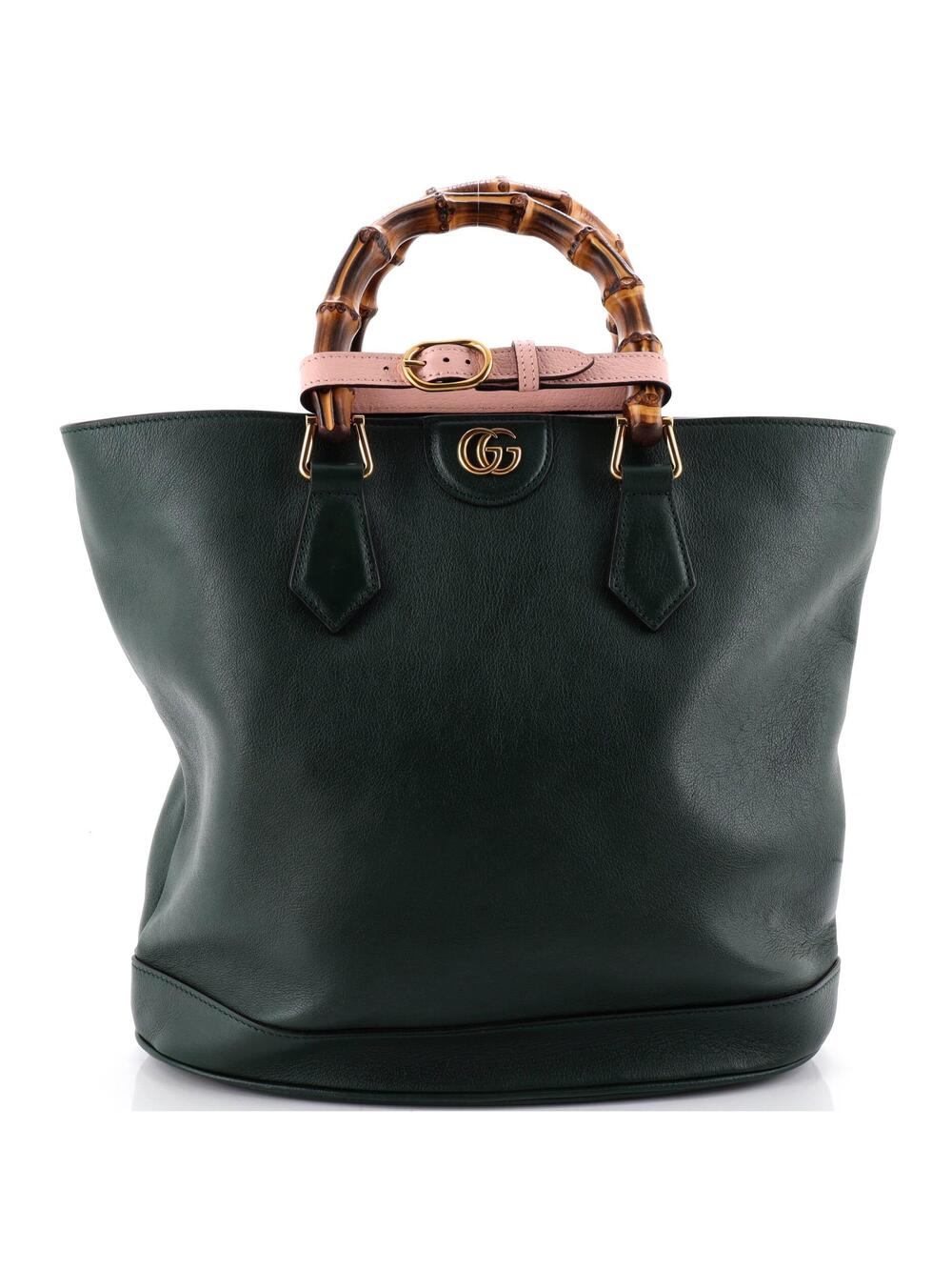 Gucci Diana Bamboo Handle Round Tote #348332G17B